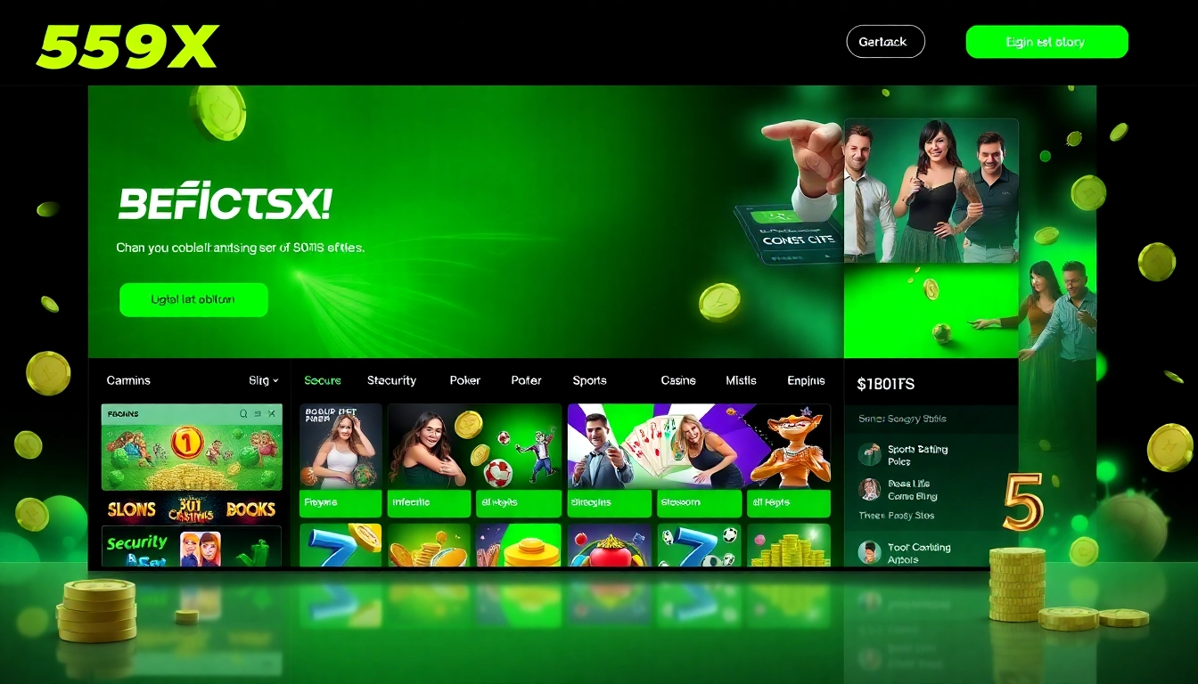 Experience the engaging environment of 559X, a secure online betting platform with diverse gaming options.