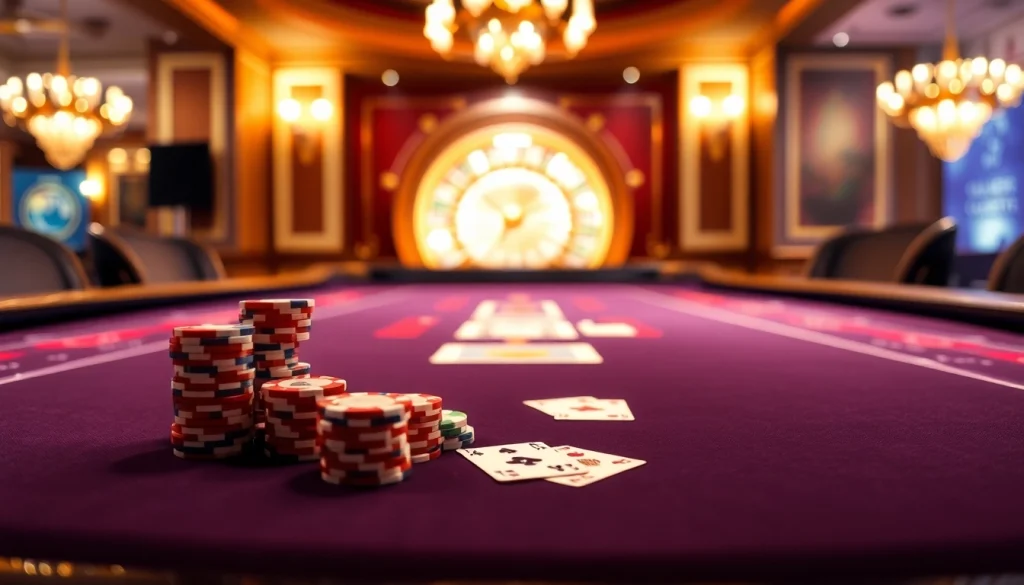 Play poker and enjoy vibrant moments at K88 casino with colorful chips and cards.