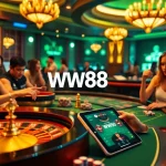 Experience the excitement of online gaming at WW88 with vibrant casino visuals.