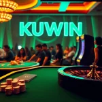 Experience the thrill of gambling at KUWIN's vibrant casino tables with engaging players in action.