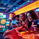 Engaging players experiencing the thrilling features of 77EE's online betting and digital casino platform.