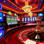 Experience the thrill at i9bet with exciting slot machines and roulette in a sophisticated casino setting.