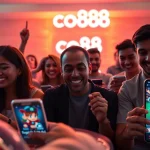 Co88 online gaming platform showcasing players engaged in various games, highlighting excitement and trust.