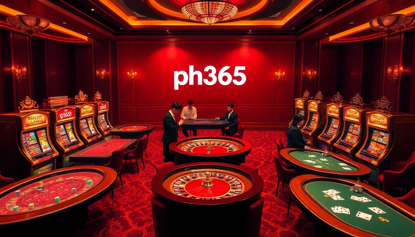 Experience excitement at ph365 with vibrant casino tables and action-packed gaming visuals.