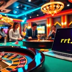 Gamble with excitement at the RR88 casino experience featuring roulette and chips.