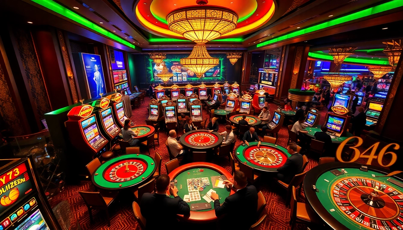 Experience intense gaming at Bay789 with immersive casino visuals and players in action.