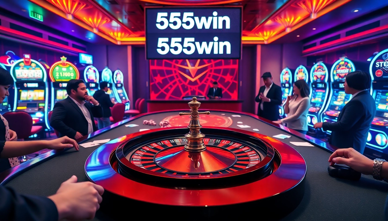 Experience the thrill of betting at 555win with vibrant casino visuals and exciting gameplay.