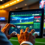 Exciting online betting interface of fb88 with vibrant sports visuals.