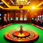 Experience the exciting world of online gambling with F8BETCOM's dynamic interface showcasing poker and slots.