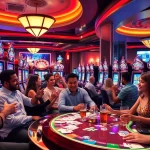 Experience thrilling moments at Slot gacor machines with vibrant graphics and eager players.