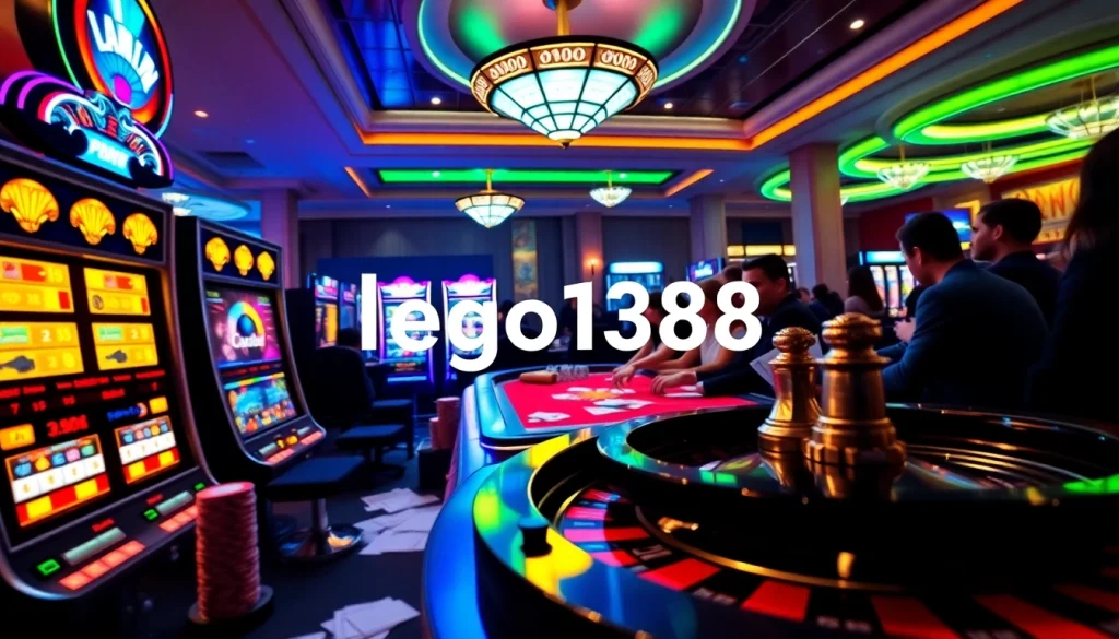 Experience the thrill of winning strategies with lego138 at a lively casino setting.