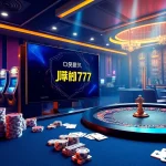 Experience the thrill of online gaming with Jili777 Official featuring luxurious casino elements like poker chips and slot machines.
