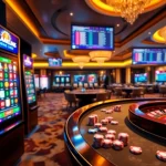 PEN4D slot machine delivers exciting wins amidst a vibrant casino atmosphere.