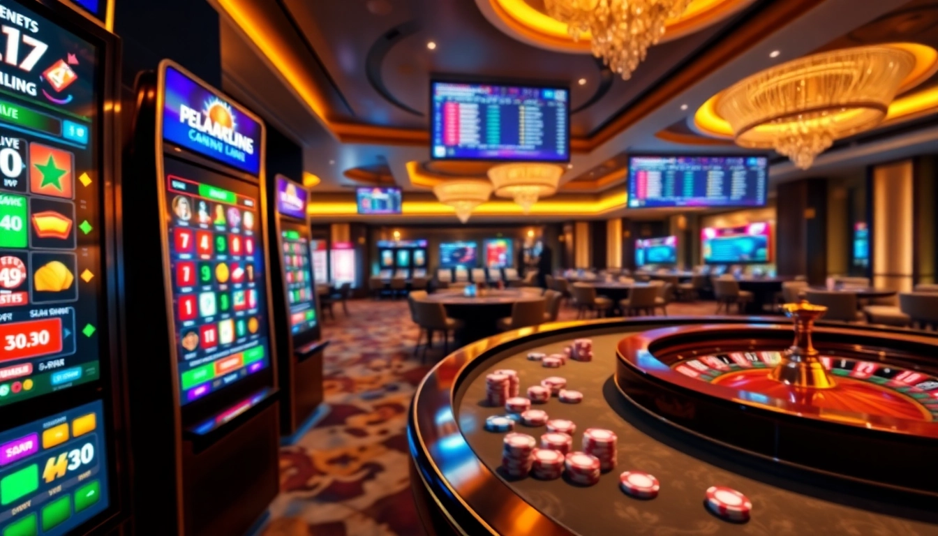 PEN4D slot machine delivers exciting wins amidst a vibrant casino atmosphere.