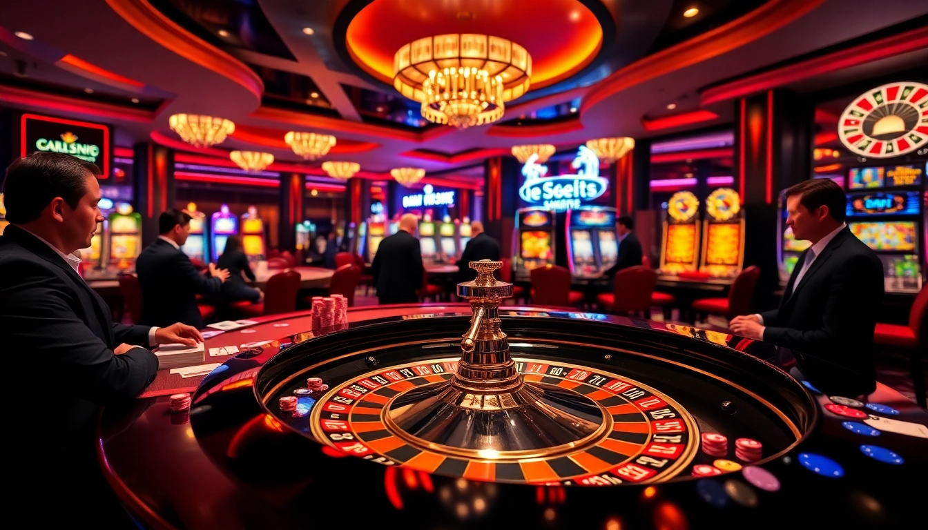 Experience the luxury of S666 with thrilling roulette and card games in an opulent casino setting.