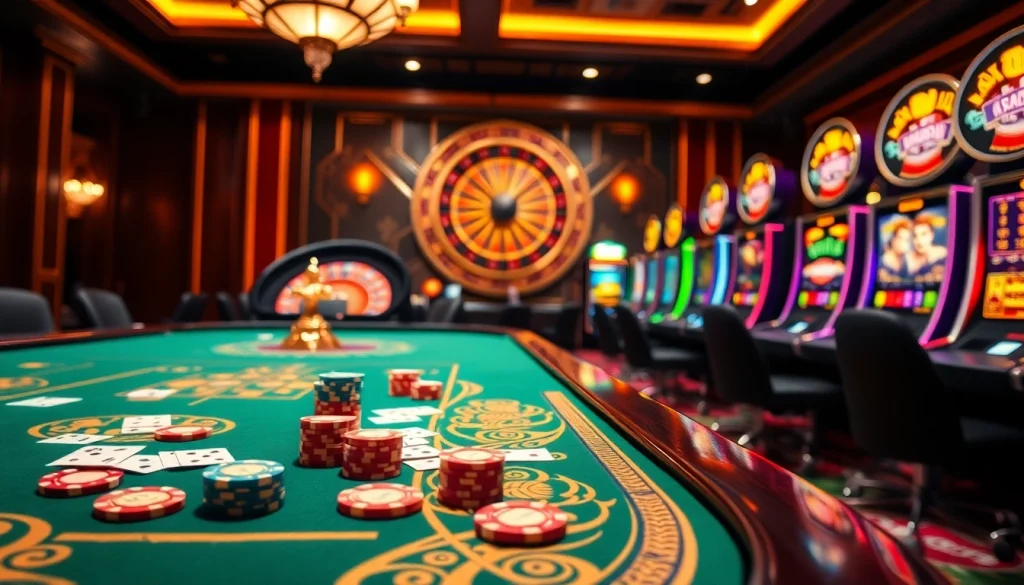 Experience thrilling gameplay at x88 with a display of vibrant casino elements including poker chips and a roulette wheel.