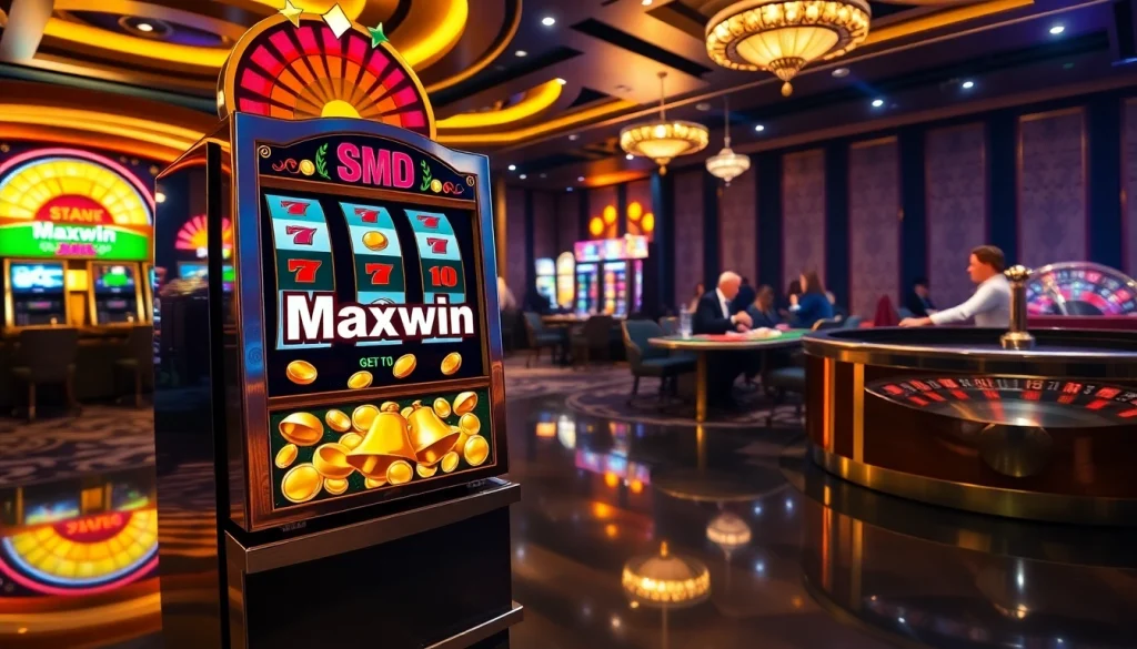 Rasakan sensasi menang di slot gacor maxwin dengan elemen kasino yang cerah dalam aksi.