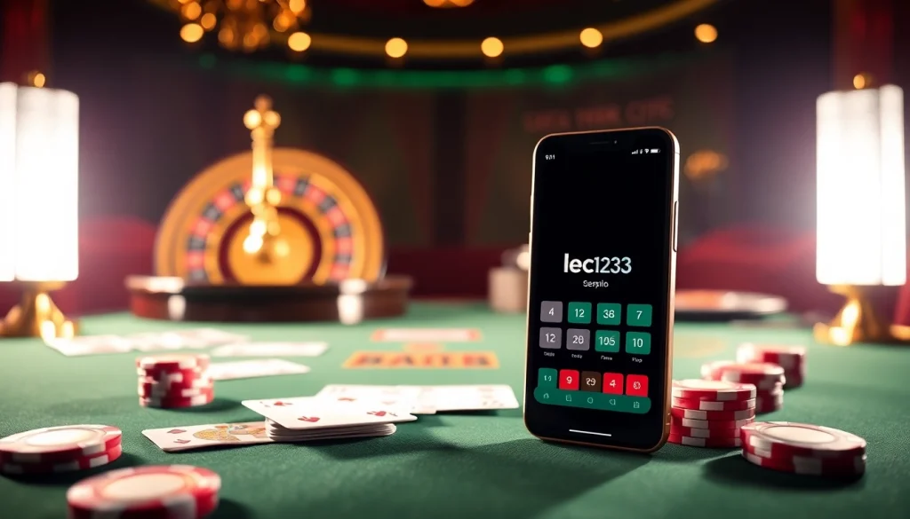 Experience high-stakes gaming on platform leci123 with vibrant casino visuals and stylish betting elements.