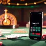 Experience high-stakes gaming on platform leci123 with vibrant casino visuals and stylish betting elements.