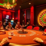 Experience thrilling excitement at https://open88ss.com/ with players enjoying a poker game in a luxurious casino setting.
