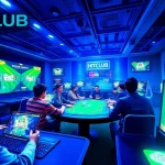 Engaged players exploring hitclub's vibrant online gaming platform with dynamic graphics.