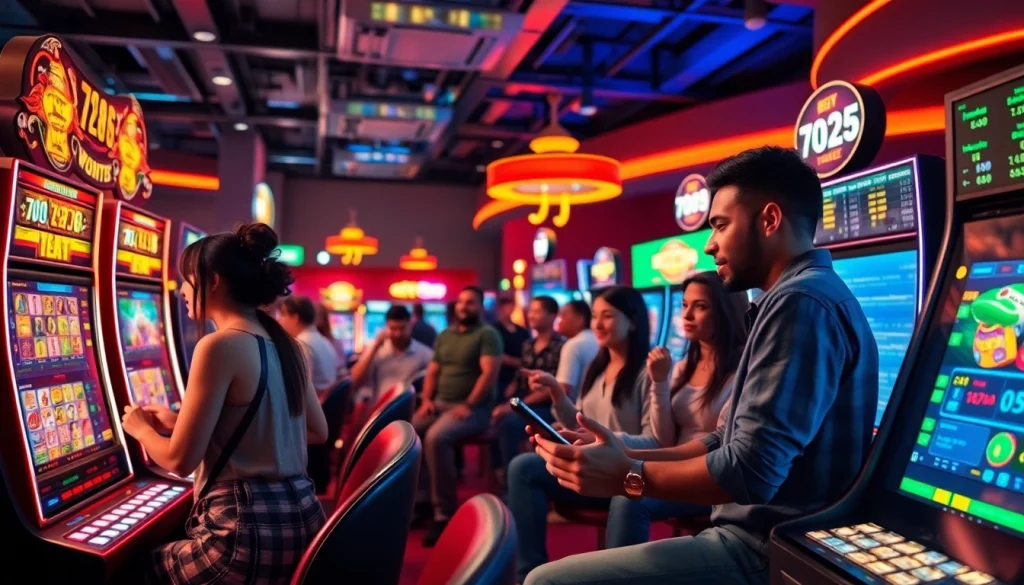 Experience the excitement of 789bet with diverse players engaging in online gambling.