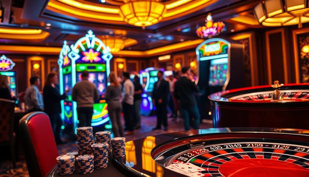 Experience the excitement of RAJAGACOR's Spaceman slot in a vibrant casino scene.