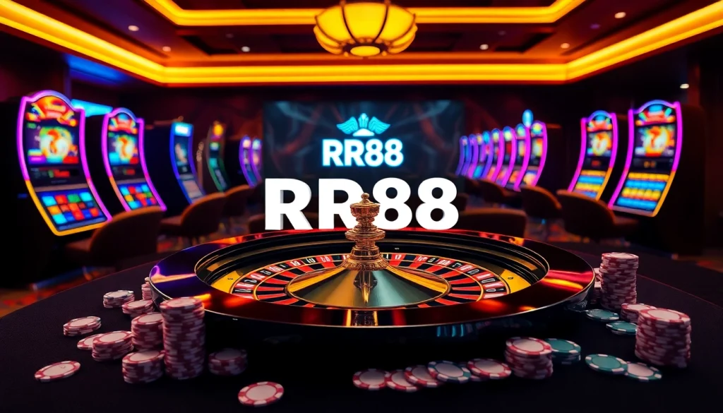 Join the thrill at RR88 casino with exciting games and vibrant betting tables.