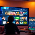Exciting online betting interface at 66club showcasing diverse gaming options in a vibrant digital atmosphere.