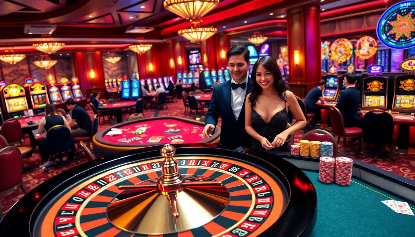 Engage with exciting casino experiences at Go 99, featuring roulette, poker, and slot machines.