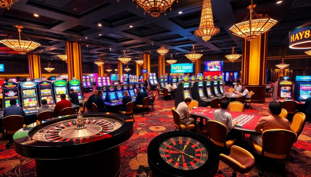 Experience the excitement of slots and tables at https://hay88.my/, a premier online casino.