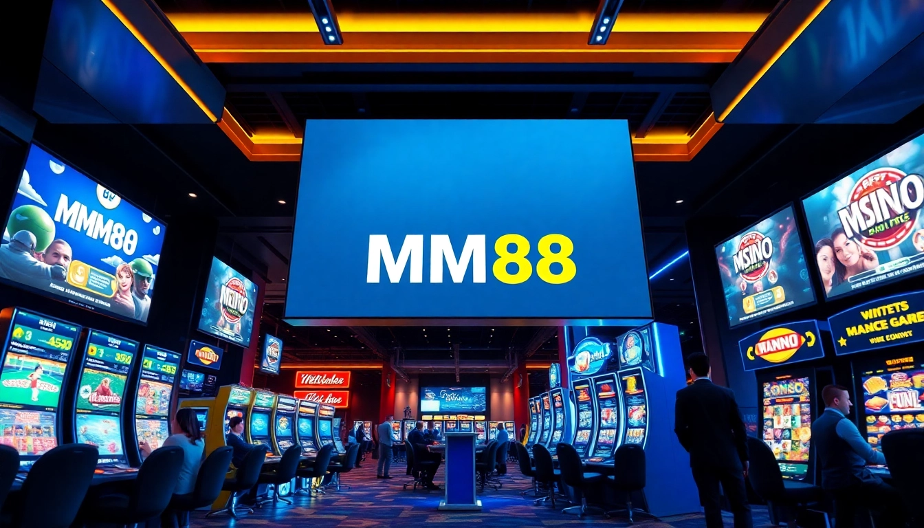 MM88 online gambling platform showcasing a modern and vibrant casino environment.