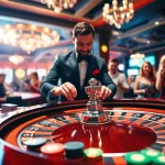 Pemain kasino merasakan thrill di meja roulette dewabet yang berwarna-warni.