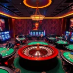 Players enjoying the thrilling atmosphere at SODO Casino with poker tables and roulette wheels.